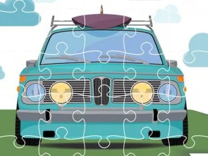 Retro Cars Jigsaw